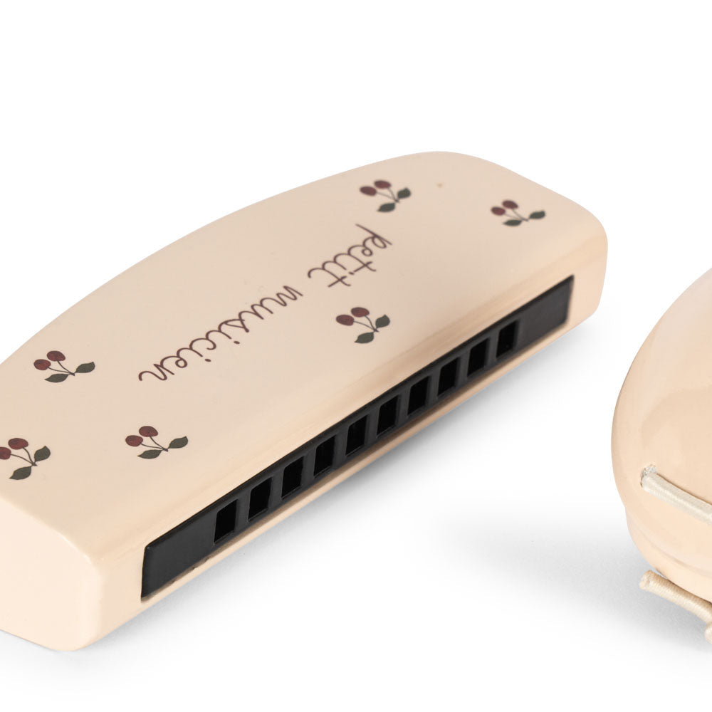 Cherry Print 3 Piece Music Set in a Box